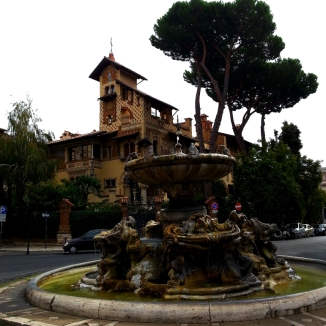 Fontana delle rane, piazza Mincio